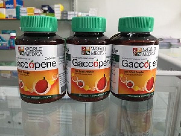 画像1: 【天国からの果実】ガックフルーツ・パウダー（Gaccopene）60錠×3ボトル (1)