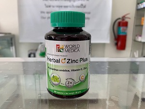 【亜鉛は髪の毛に必須です！】Herbal C Zinc Plus 60錠×1ボトル